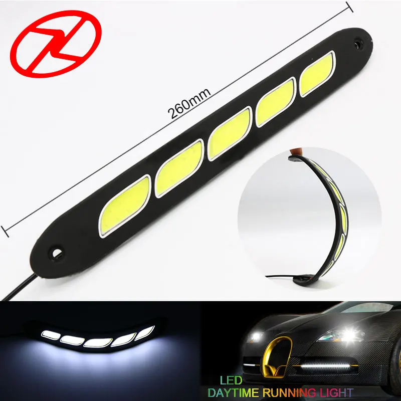 2 шт. гибкие Автомобильные светодиодные дневные ходовые огни|flexible drl|daytime runningled