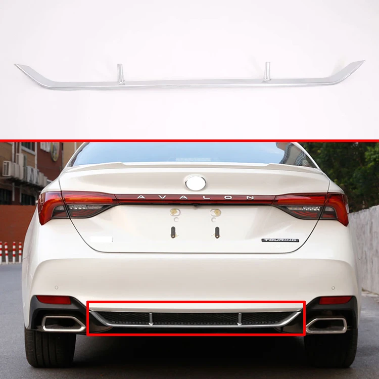 Для Toyota Avalon XX50 2018 2019 2020 ABS хромированный задний бампер Противоскользящий