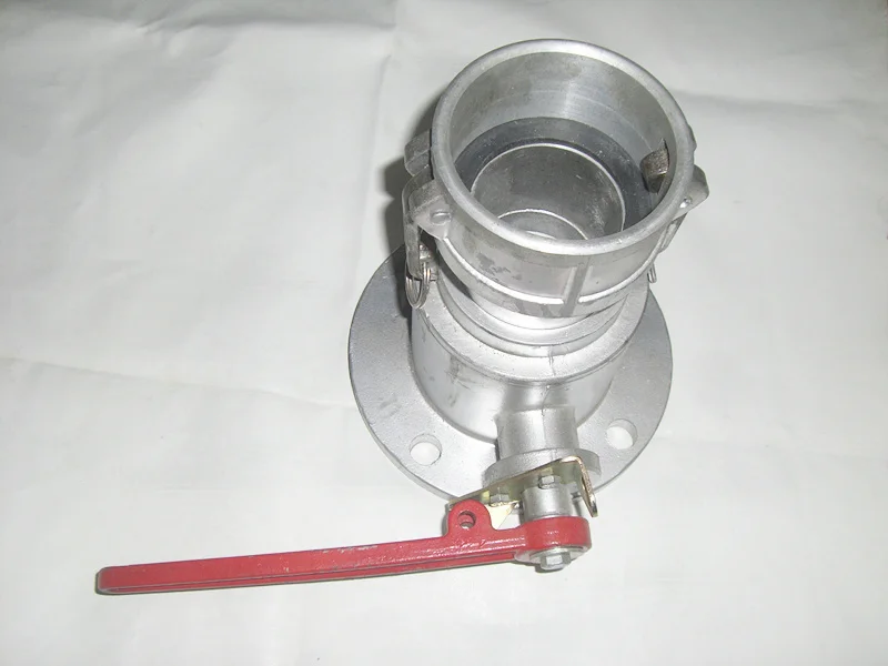 

2.5 inch DN65 one-way ball valve, overcast end gas station, oil tank car fittings, various sizes of ball valve, aluminum alloy