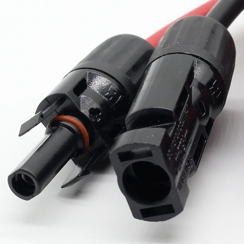 1 пара удлинитель для панели солнечных батарей кабель провод MC4 Разъем 10/11/13 AWG черный+ красный