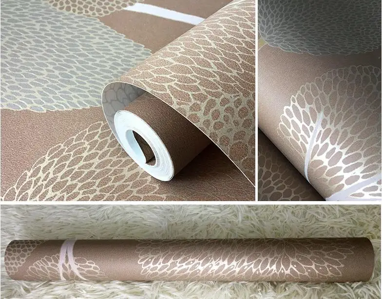 Waliicorners Modern minimalist embossed forest non-woven wallpaper 3D flocking Scandinavian hot forest bedroom video wallpaper 14 QQ20180411234011