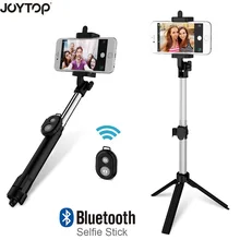 Fashion Bluetooth Selfie Stick Tripod Bluetooth Shutter Remote Controller for Mobile Phone Selfie Stick Tripods Monopods