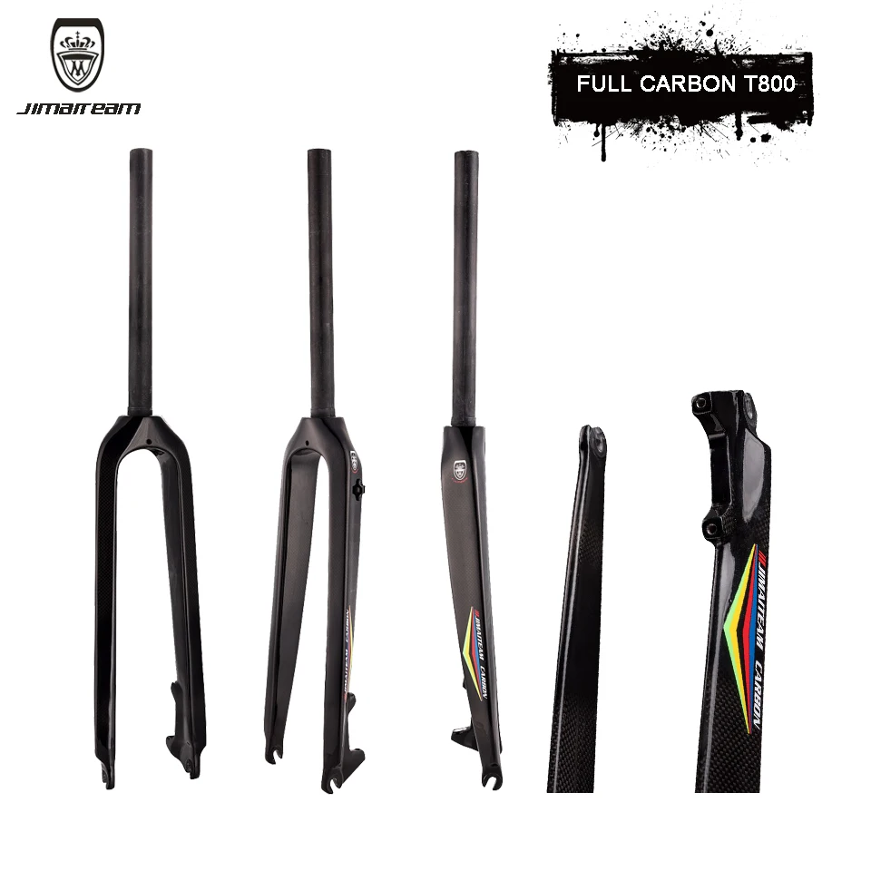 

Jimiteam-Bicycle Front Fork, Mountain Bike Front Fork, Road Bike, Carbon Fiber, Bicycle Accessories