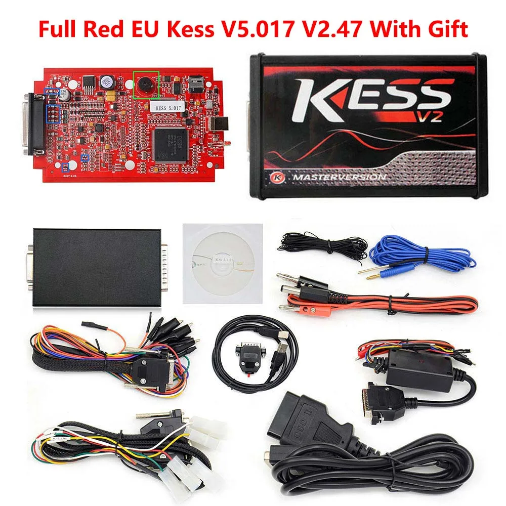 ECU чип тюнинг ktag v7.020 с GPT кабелем Kess V2 V5.017 V2.47 kess v2 Master версия для