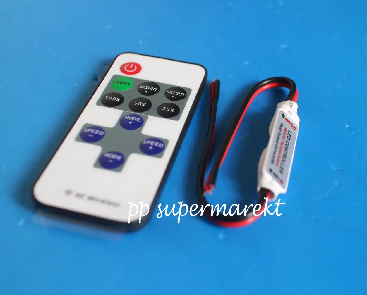 

12V RF Wireless Remote Switch Controller Dimmer for Mini LED Strip Light New EVM