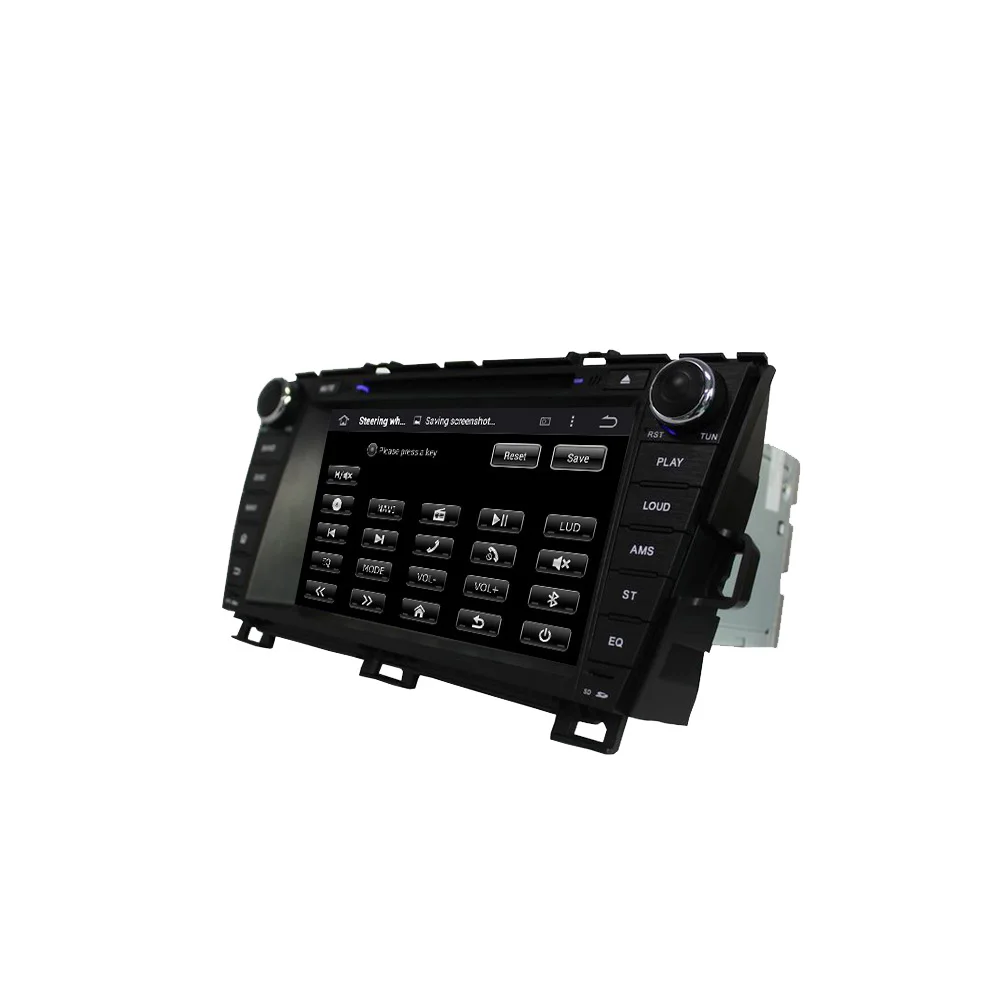 Clearance Android 8.0 octa core 4GB RAM car dvd player for TOYOTA PRIUS 2009-2013 LHD ips touch screen head units tape recorder radio 1