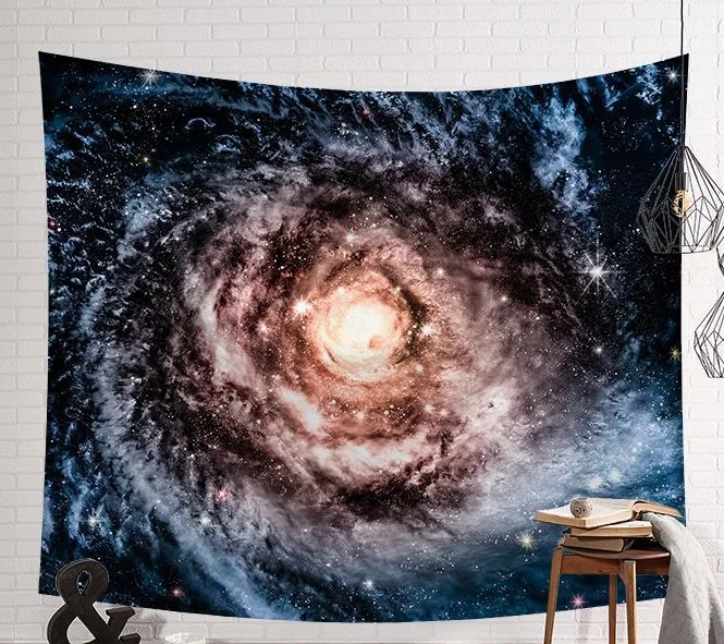 

CAMMITEVER Starry sky Starries Star Wall Tapestry Space Pattern Home Decoration Wall Hanging Tapestry Decor Polyester Curtains