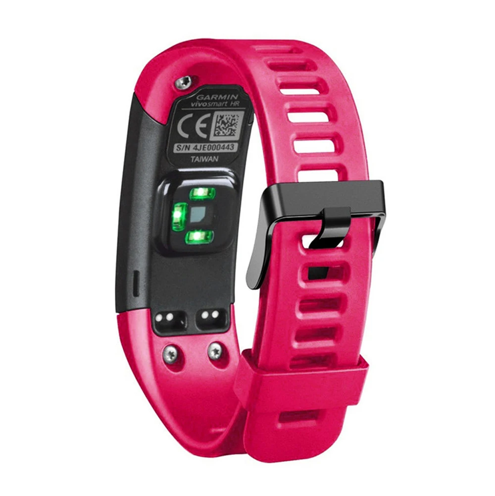 1 Цветной мягкий силиконовый браслет сменный спортивный ремешок для Garmin Vivosmart HR 145 мм-210 мм ремешок на запястье - Цвет: 1