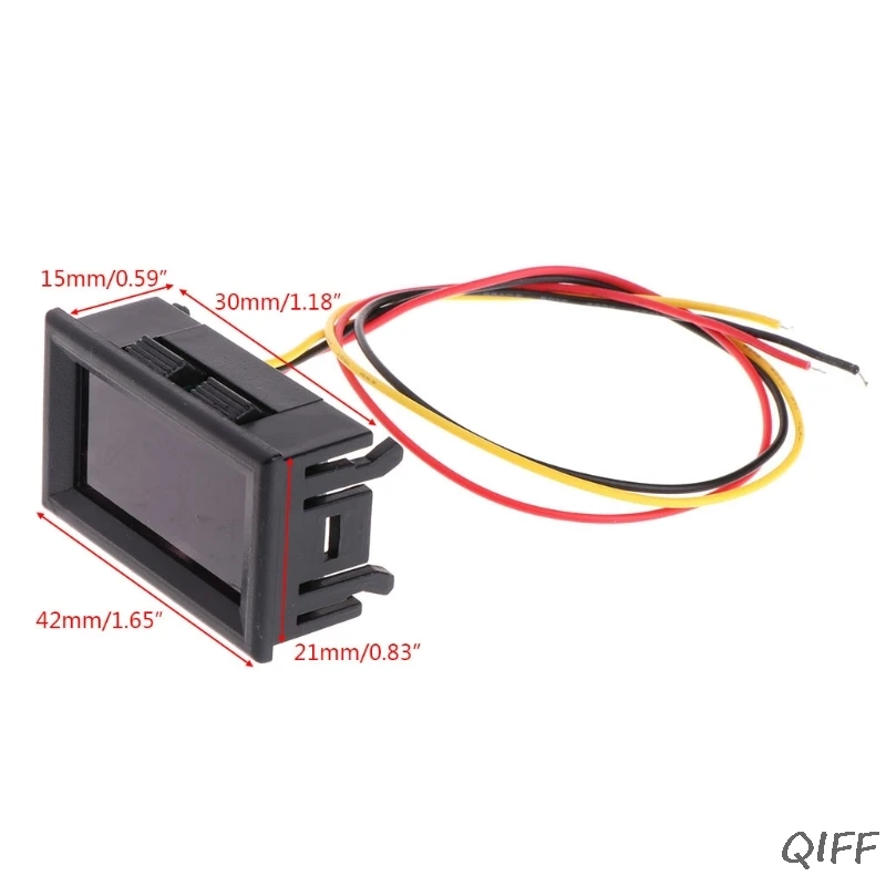 

2 in 1 LED Tachometer Gauge Digital RPM Voltmeter for Auto Motor Rotating Speed Mar28