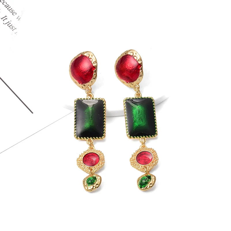 

ZA Accessories Dangle Long Drop Earrings For Women Vintage Pendientes Jewelry Statement Brincos Bijoux Wholesale