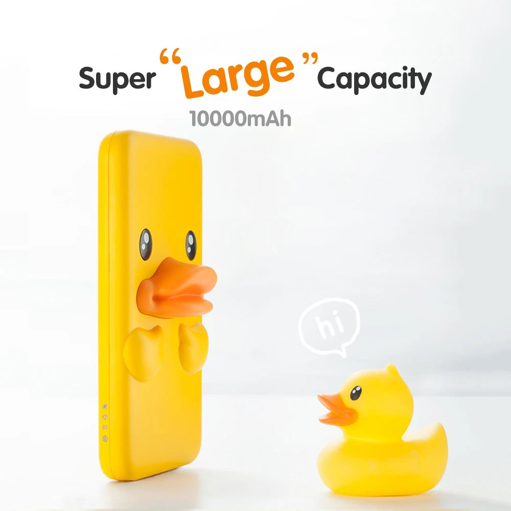 

B.Duck S1 10000mAh Mini Power Bank External Battery Pack Portable Charging for iPhone X Power Supply With Type C Micro USB Input