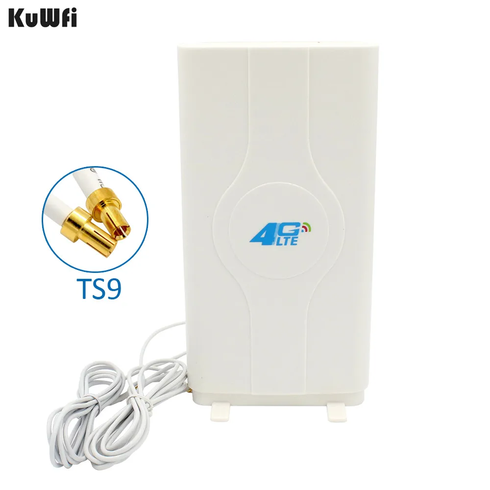 

700-2600MHz 3G 4G LTE External Panel Antenna TS9 Connector and 2 meter cable for 3G 4G Huawei router modem