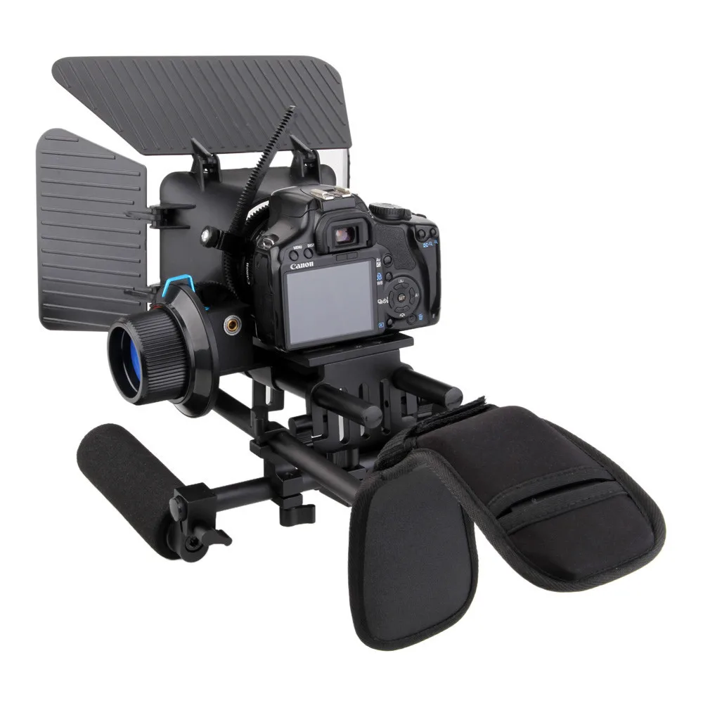 DHL(Free) DSL 01 DSLR Camera Shoulder Rig Movie Kit shoulder Support