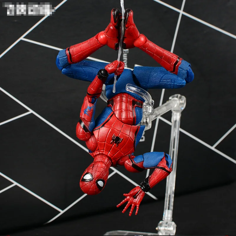 MAFEX047 супергерой Marvel Человек паук Мстители Питер Паркер возвращение домой Ver. ПВХ