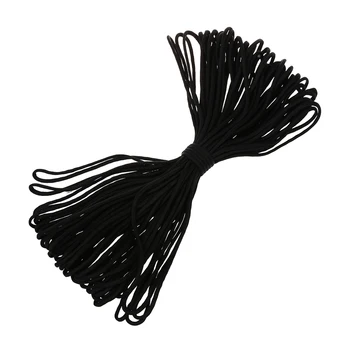 

Parachute Cord Lanyard Rope 7 Core Strand Nylon Survival Outdoor Black