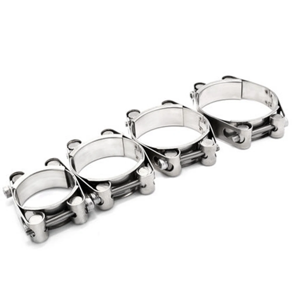 2 шт. из нержавеющей стали двойной укрепить шланг зажим круговой трубы для