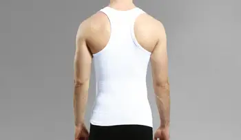 

Male Posture Corset Slimming Abdomen Shapers Men Gynecomastia Vest Chest Binder Body Shaper Control Tank Tops