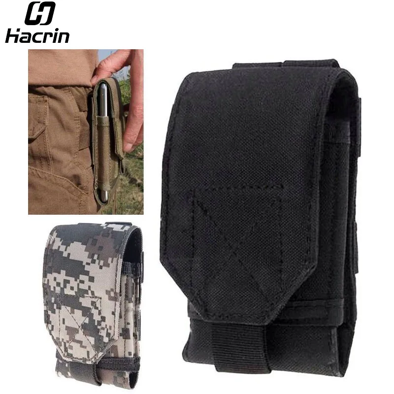 

For Blackview BV6000S Bag Outdoor Army Camo Camouflage Bag Hook Loop Belt Pouch Holster Case For Vernee Active/UHANS K5000