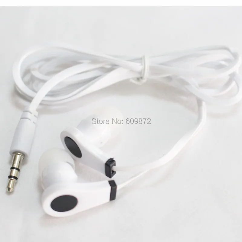 Linhuipad In Ear Disposable Earphones Cheap Earbud Bulky Earpiece For School kids rental cars trains fitness center hoppital