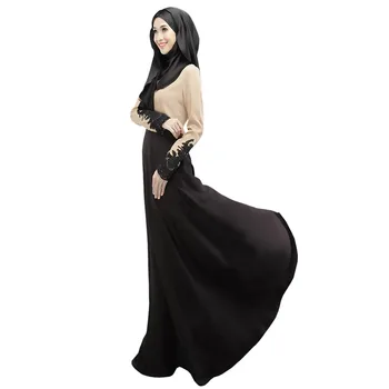 

Muslim Dresses Kimono Long Robe Gowns Tunic Jubah Middle East Ramadan Arab Islamic Prayer Clothing Abaya Jilbab Maxi Dress 4.12