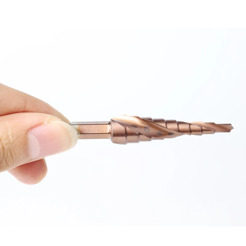 HSS-CO / M35 multi-functional triangular handle 4-12mm metal hexagonal handle bit stainless steel hole saws HSS-CO / M35 multi-functional triangular handle 4-12mm metal hexagonal handle bit stainless steel hole saws