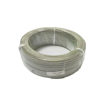 

K Type 2*0.5mm High Temperature Compensation Wire Glass Fiber Braided Shield Extension Cable for Temperature Sensor Thermocouple