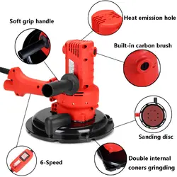 AC220V 2600 об/мин шлифовальная машина для стен Портативный устройство пескоструйной обработки стен с комплектом аксессуаров Мощность