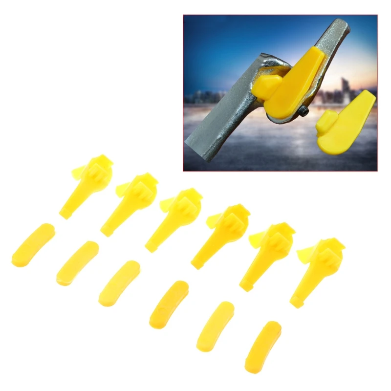 

QILEJVS 12 Pcs Tyre Tire Changer Part Nylon Mount Demount Duck Head Insert Rim Protector