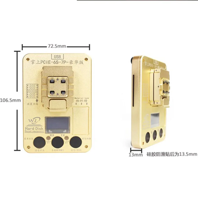 WL PCIE NAND Программист SN чтение записи инструмент для iPhone5S 6G 6P 6S 6SP 7G 7P Обновление памяти Nand HDD обновление