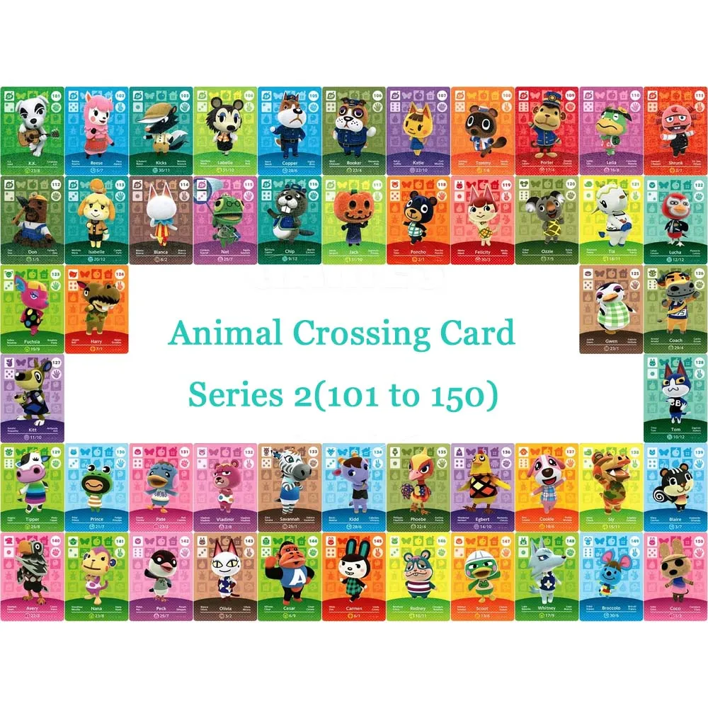 Animal Crossing Card Size