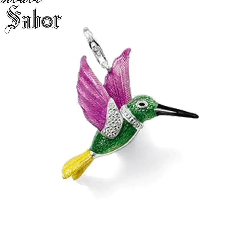 

Pendant Pendant Hummingbird Trochilidae Silver For Women Gift Key Chain Jewelry Pendant Ornament Fit Necklace thomas
