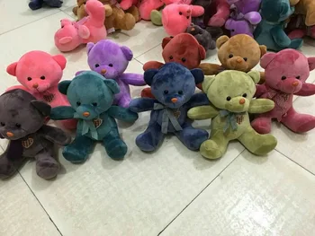 

10 pieces cute teddy bear toys lovely high quality small teddy bear doll wedding gift about 20cm