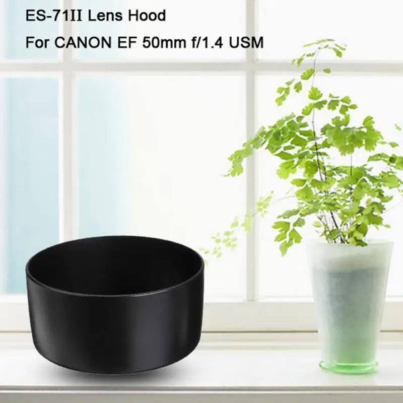 ES-71 II ES-71II Lens Hood For CANON EF 50mm f/1.4 USM Block Rain Wind Snow for CANON Camera Accessories Special Hood
