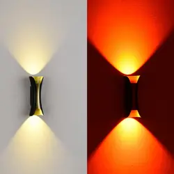 Новый стиль настенный светильник светодиодный алюминиевый лампа прикроватная Настенные светильники комнаты зеркало в ванной свет прямой