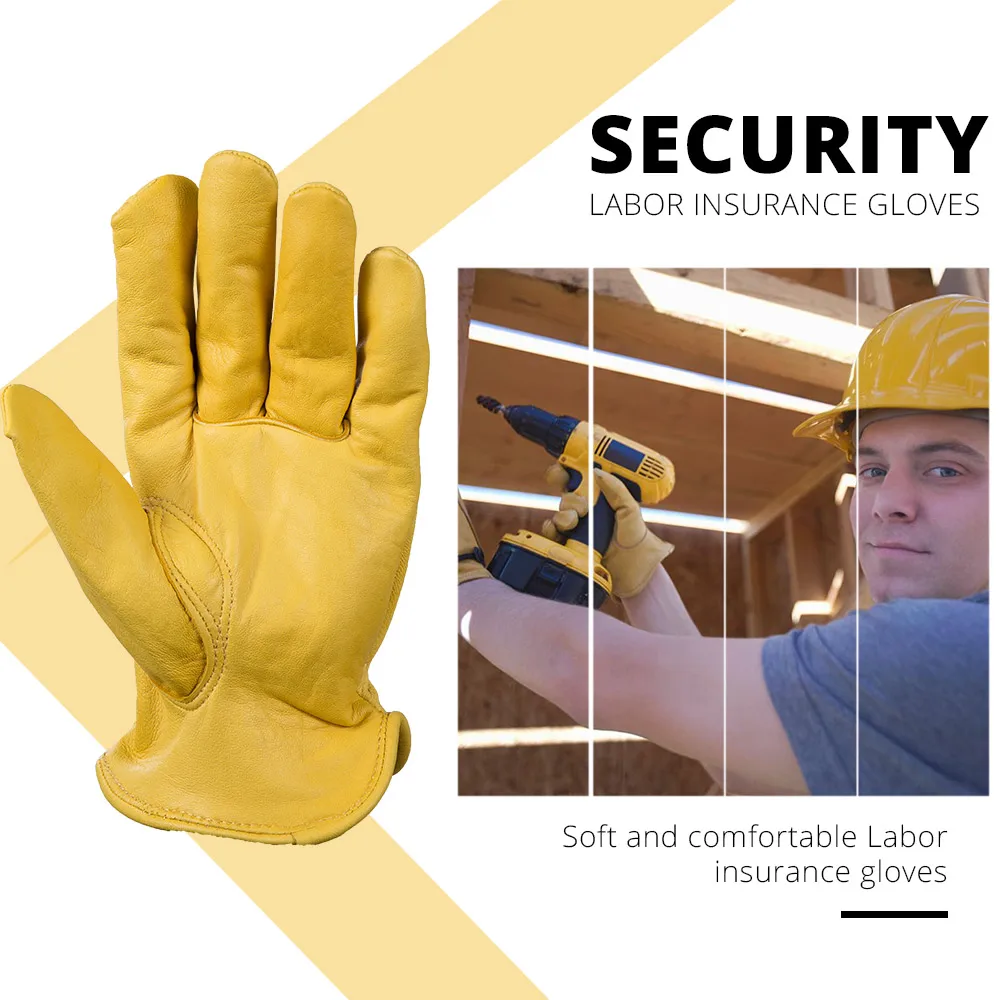 OZERO Work Gloves Goat Leather Security Protection Safety Cutting Working Repairman Garage Hunting Racing Gloves For Men 0004 OZERO Work Gloves Goat Leather Security Protection Safety Cutting Working Repairman Garage Hunting Racing Gloves For Men 0004