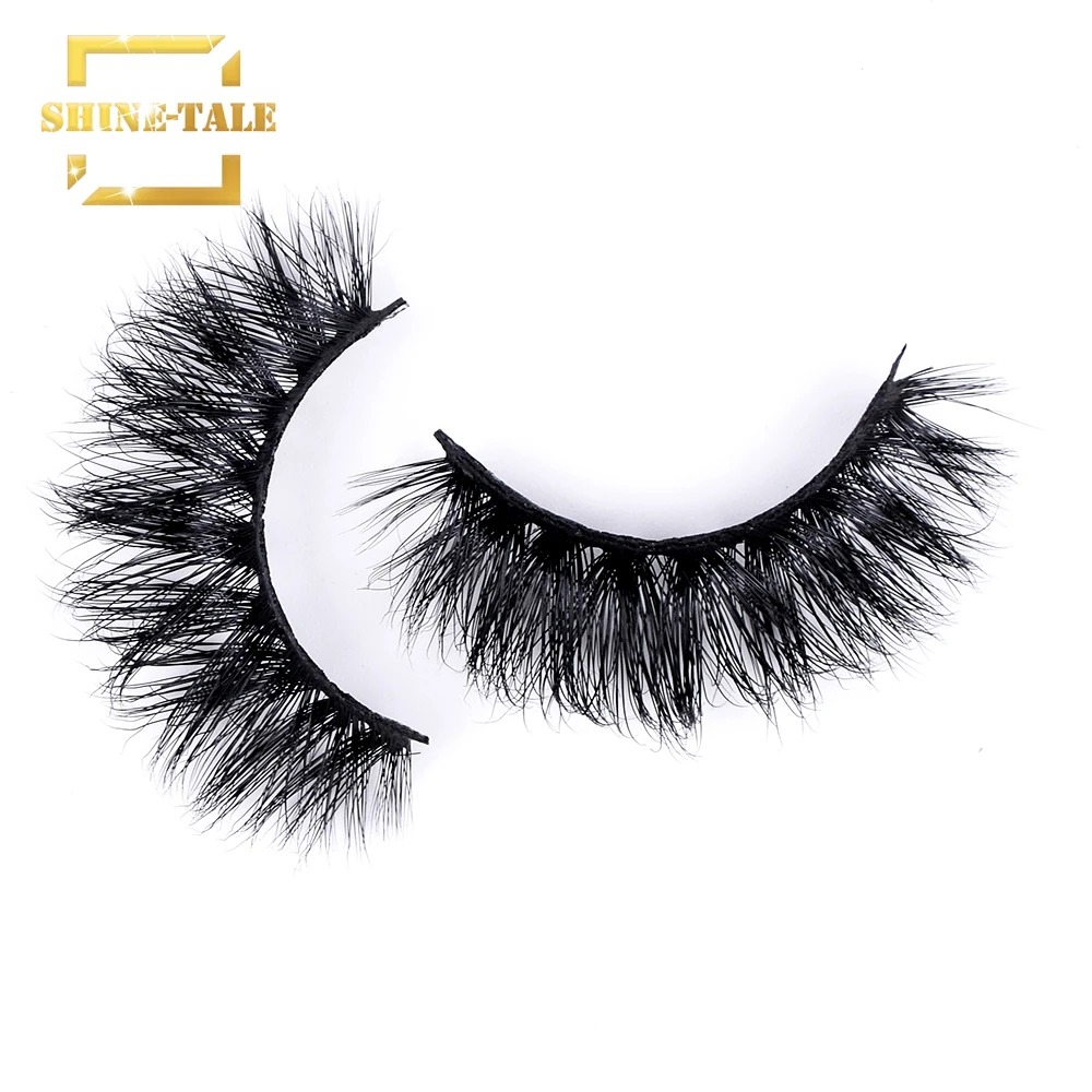

Shine-tale 3D Mink Lashes Extension Thick Long Eyelashes Natural Look for Makeup False Eyelashes D110