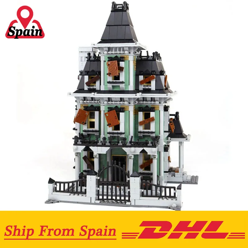 

2141Pcs 16007 The haunted house set Building Blocks Compatible with Legoings 10228 Gifts for Children