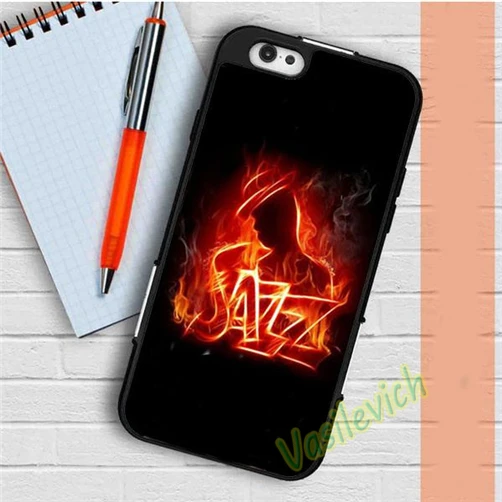 Джаз крышки случая для iphone 4 4s 5 5s se 5c 6 s 7 плюс # FG1278 |