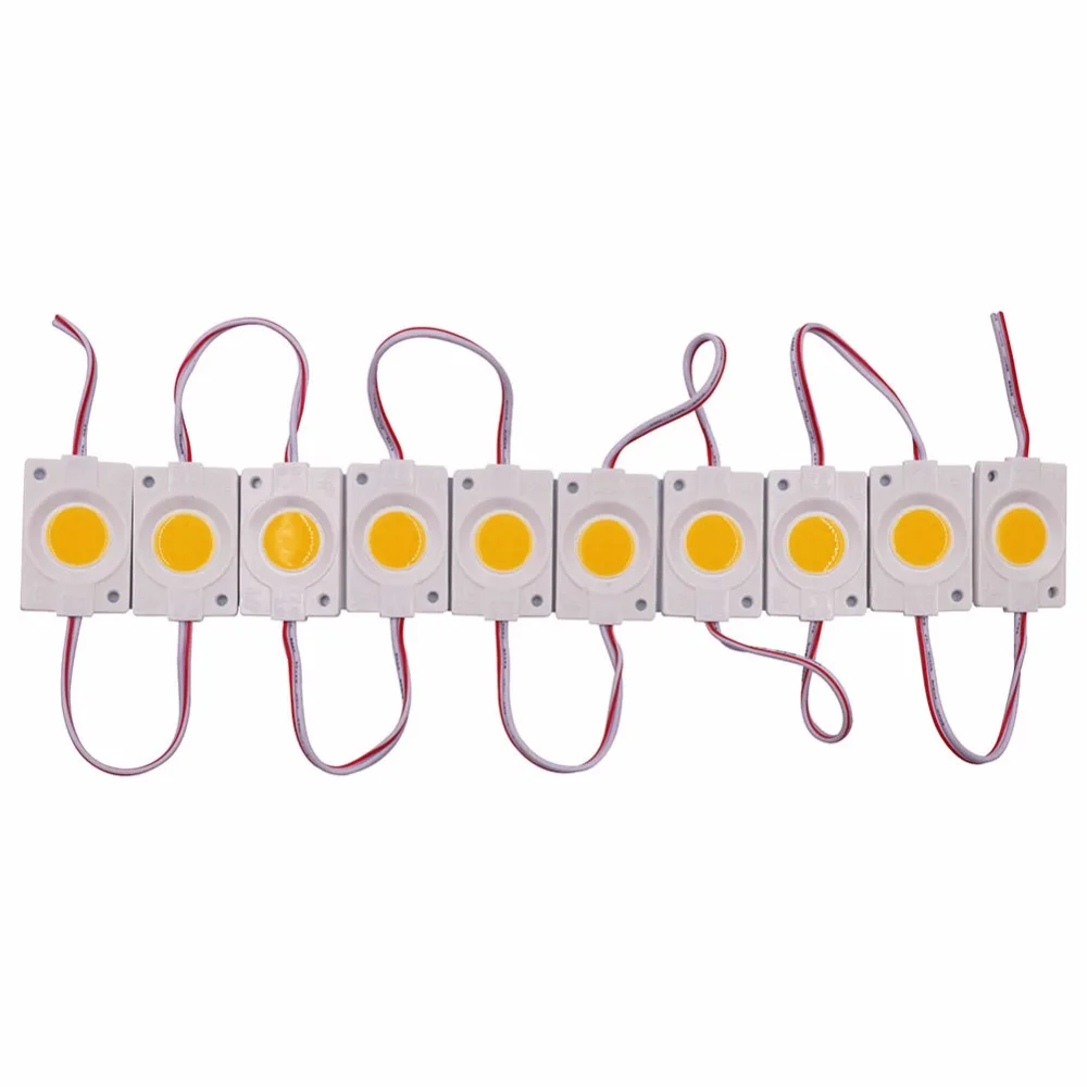 LED Light LED Strip Light LED Modules LED Module 1Pc 2.4W Ultra Bright COB LED Module light Pure/Warm White Strip Light Lamp Bead Chip diy DC 12V lighting Waterproof