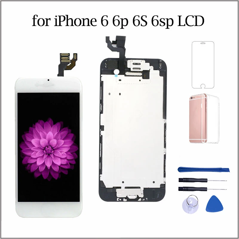 AAA ++ ЖК дисплей для iPhone 6 6s plus полный комплект дигитайзер в сборе сенсорный экран