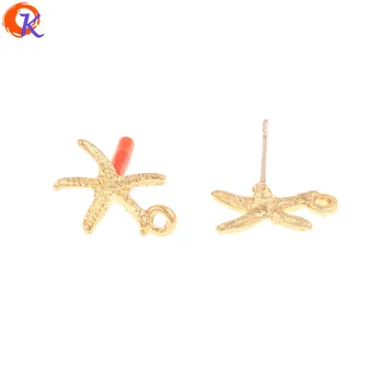 

Cordial Design 100Pcs 11*16MM Jewelry Accessories/Earrings Stud/Starfish Shape/DIY Jewelry Making/Hand Made/Earring Findings