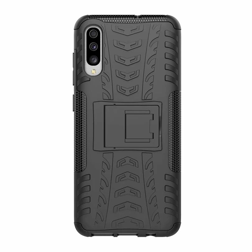 Прочный Гибридный армированный чехол для Samsung Galaxy A 70/A70 сверхпрочный Пластиковый