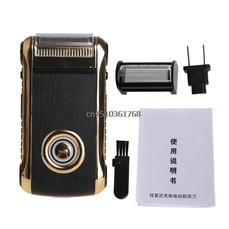 

Men's Deluxe Pro Rechargeable Cordless Electric Shaver Razor Built-in Mirror #Y05# #C05#
