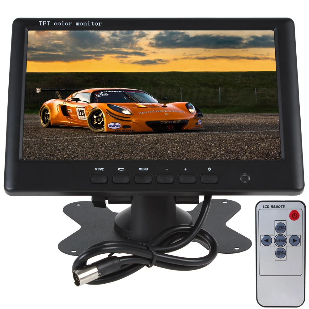 HD 800x480 супер тонкий 7 дюймовый автомобильный монитор TFT Автомобильный ЖК цветной 2