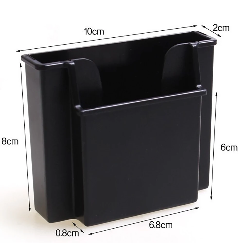 1PC Multifunctional Mini Car Cell Phone Holder Black Mobile Charge Box Holder Pocket Organizer Car Seat Bag Storage Rack JEAZEA
