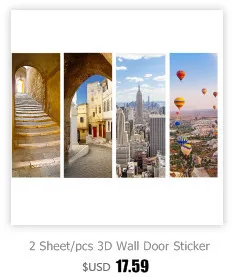 2 шт./компл. 3d мусульманские креативные двери стикер Арабский стиль деревянные, на выбор двери семья декоративные наклейки плакат с изображением двери