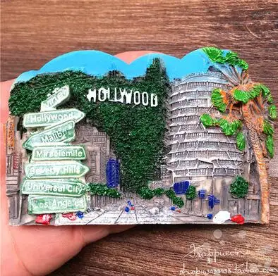

United States Las Vegas Souvenirs New York San Francisco 3D Fridge Magnets Travel Souvenir Kitchen Home Decoration Accessories