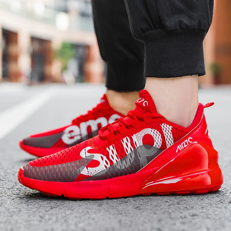 

2019 Max Sosa 270 Air Mesh Flyknit running shoes Fitness Shoes Men Breathable Shoes Men Jogging Sneakers Outdoor Training