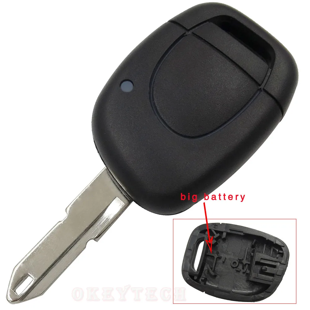 

NE73 Blade 1 Button Keyless Entry Car Key Fob Case Cover Shell For Renault Duster Twingo Dokker Kangoo Master Key Accessories