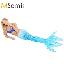 Женский купальник с четырьмя когтями, купальник с хвостом Русалочки, Раздельный женский купальник, Женский маскарадный костюм для девочек, купальный костюм
